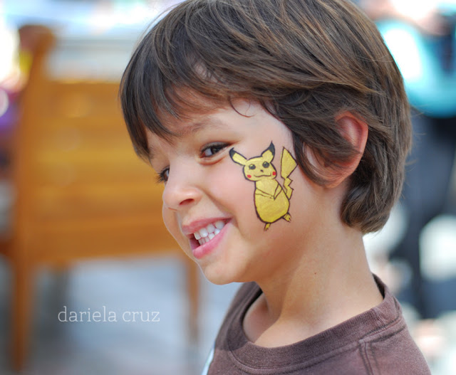 pikachu face painting