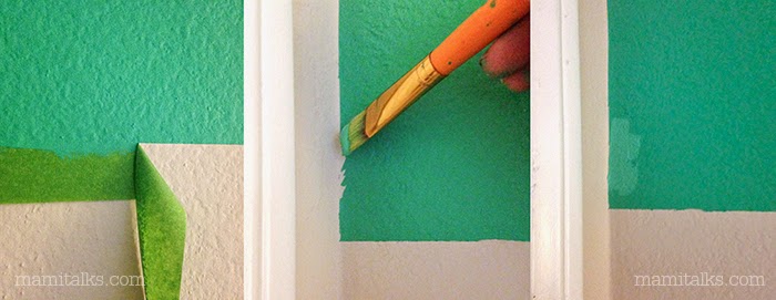 Tips on how to paint a striped wall - MamiTalks.com