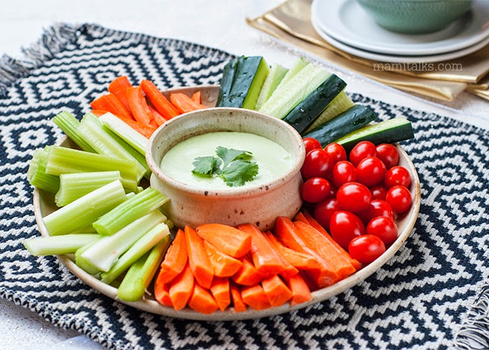 Easy Vegetable Dip  Vegetable Dip and a Fizzy Milk Drink to Celebrate the Latin Grammys vegetable dip mamitalks