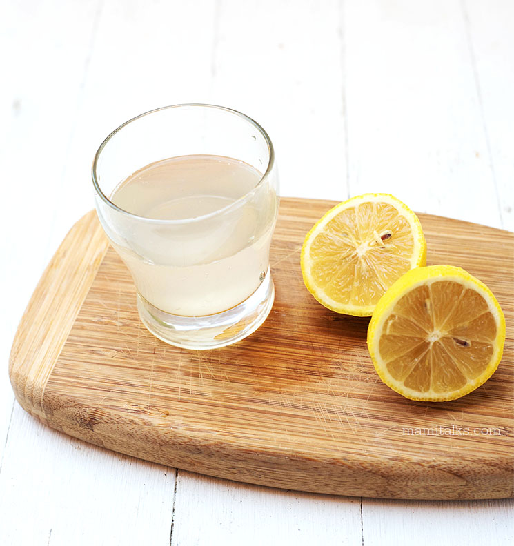Lemon water in the mornings -MamiTalks.com