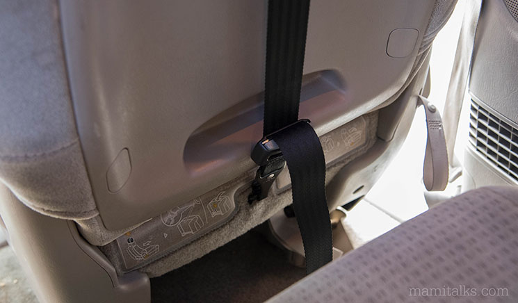 Graco Extend2Fit car seat back latch sample -MamiTalks.com