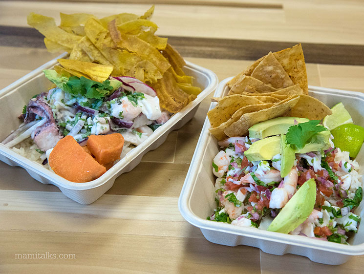 Tropical and Mexican style Ceviche in San Diego -MamiTalks.com
