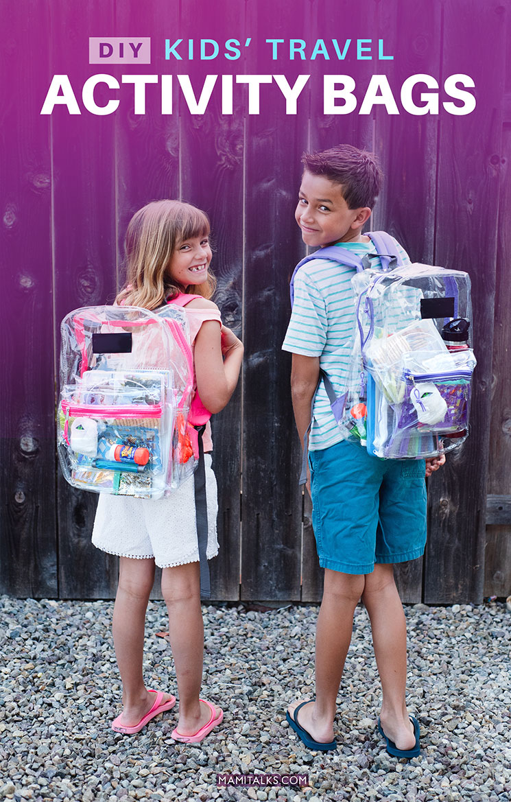 DIY KIDS’ TRAVEL ACTIVITY BAG, take them everywhere this summer. -MamiTalks.com