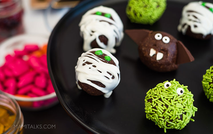 Halloween Monster Party with Monster Energy balls