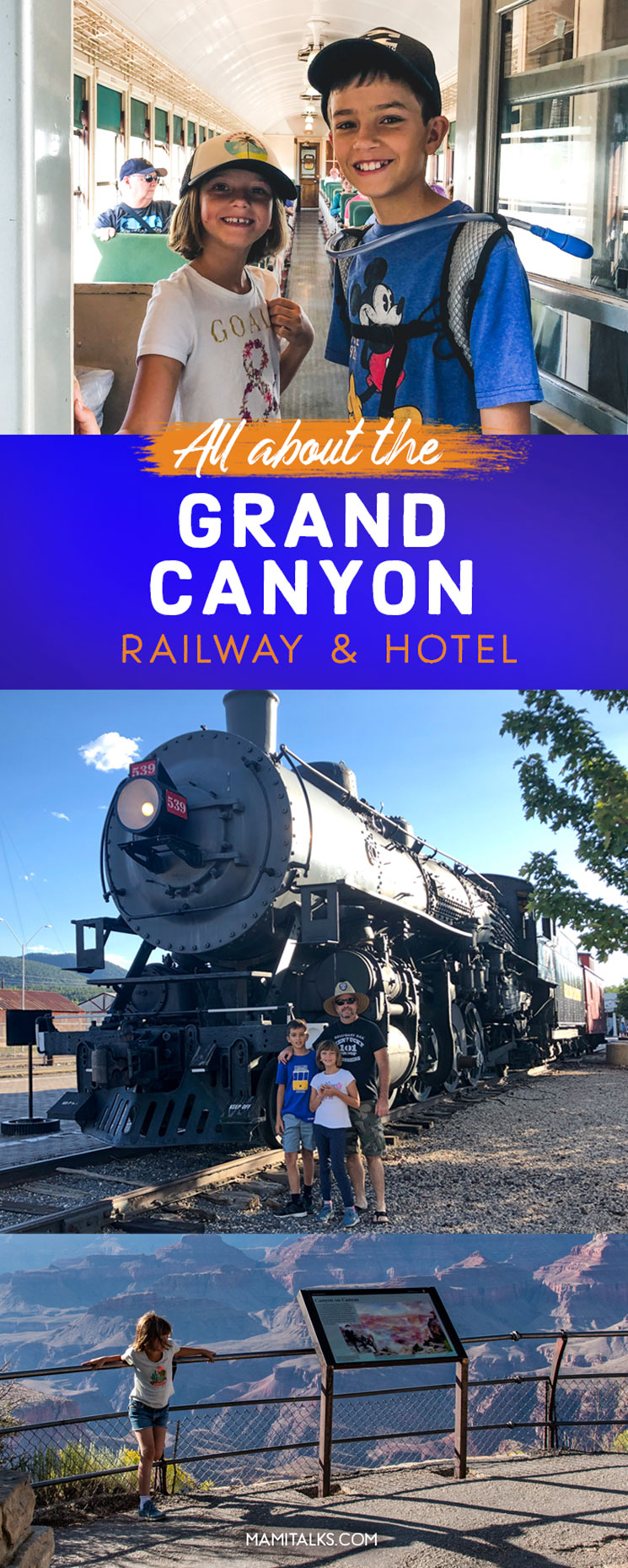 Experiencia en el hotel y tren del Gran Cañón. -MamiTalks.com