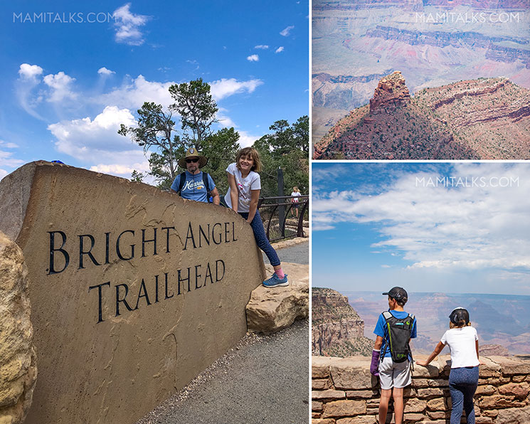 Grand Canyon views, girls and boy looking out. -MamiTalks.com
