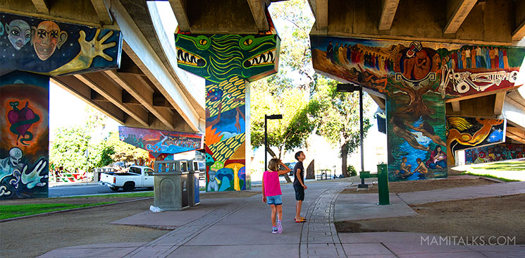 Chicano Park visit with kids. -MamiTalks.com